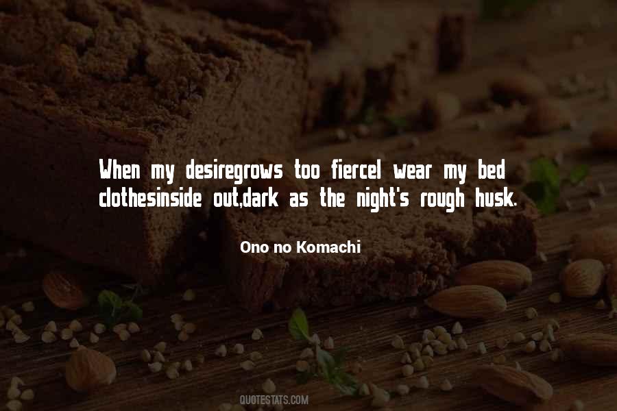 Ono No Komachi Quotes #1255944