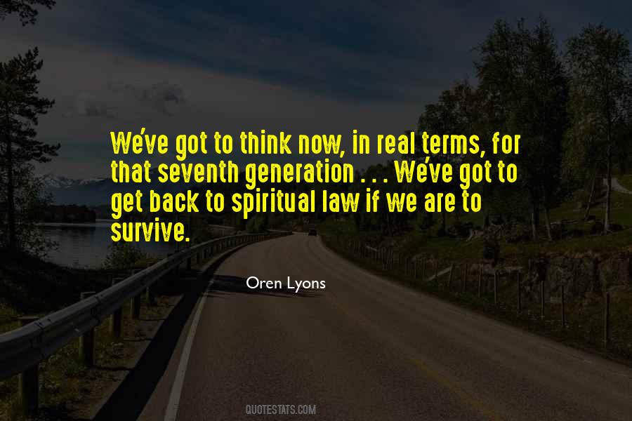 Oren Lyons Quotes #1847228