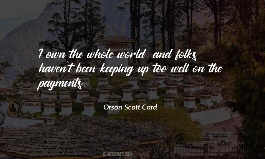 Orson Scott Card Quotes #87506