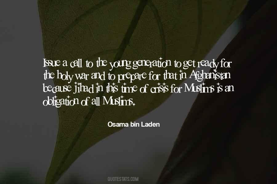 Osama Bin Laden Quotes #837804