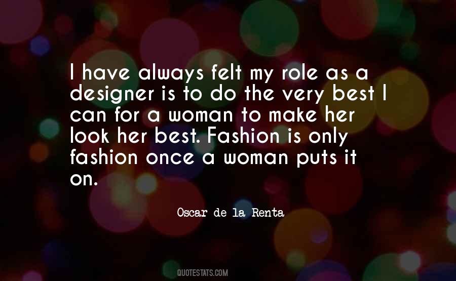 Oscar De La Renta Quotes #1562525