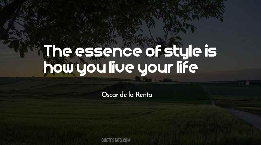 Oscar De La Renta Quotes #327021