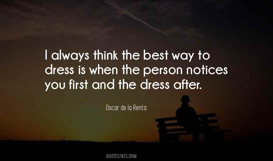 Oscar De La Renta Quotes #419541