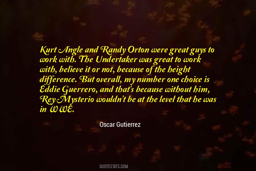 Oscar Gutierrez Quotes #1826231