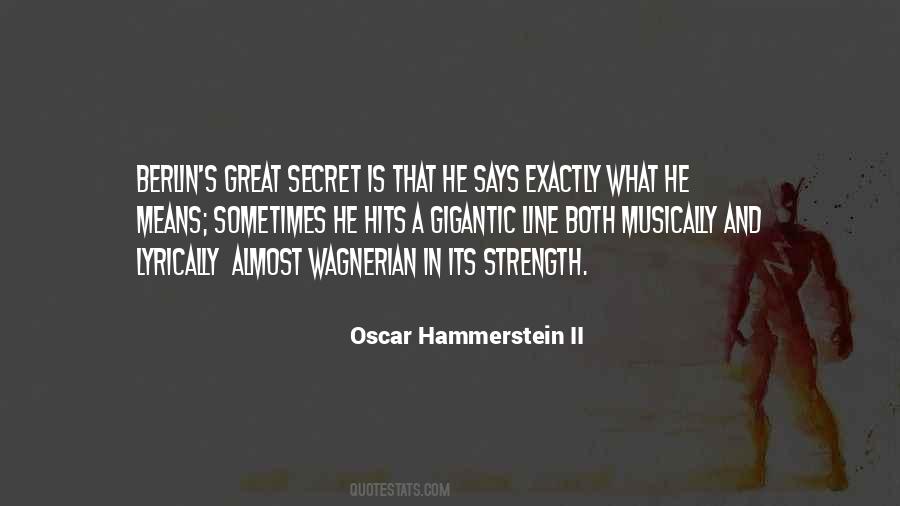 Oscar Hammerstein II Quotes #1382147