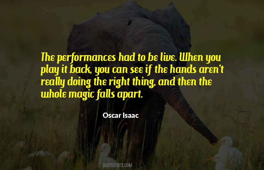 Oscar Isaac Quotes #1445448