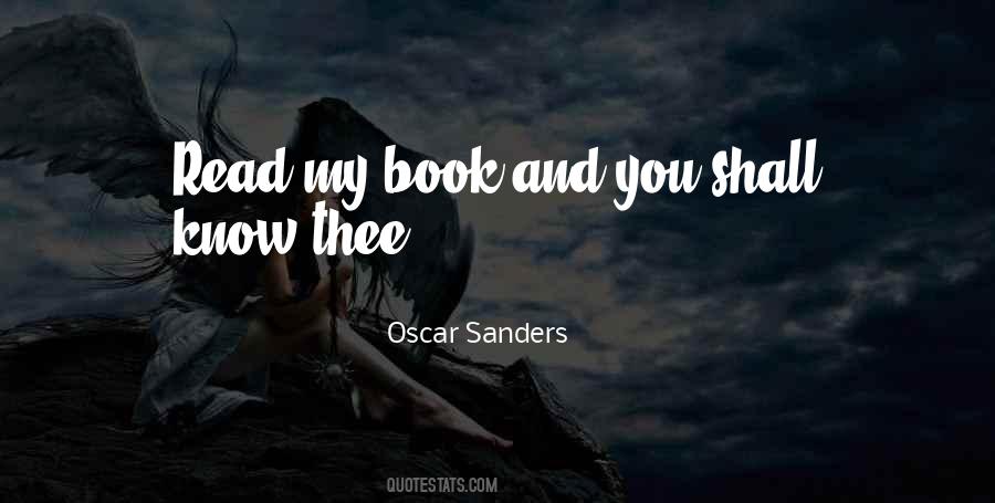 Oscar Sanders Quotes #1125842