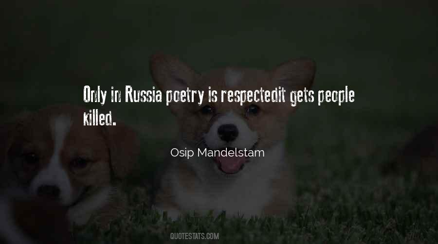 Osip Mandelstam Quotes #1721354
