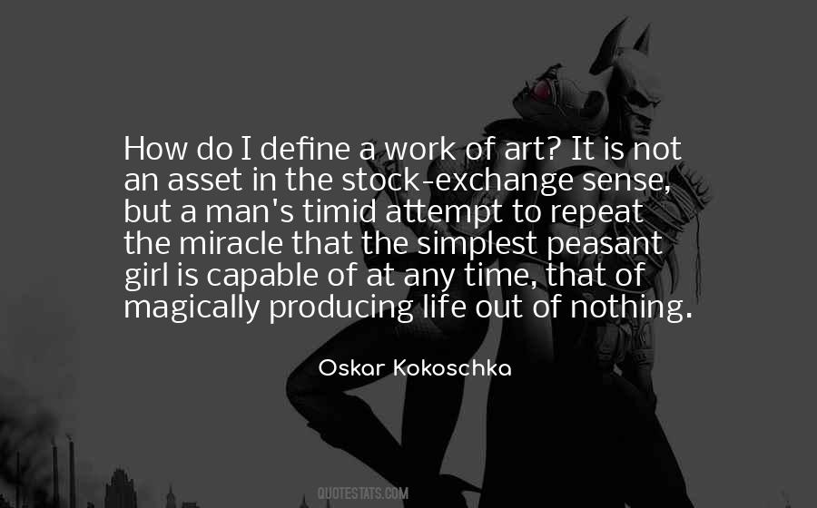 Oskar Kokoschka Quotes #241080