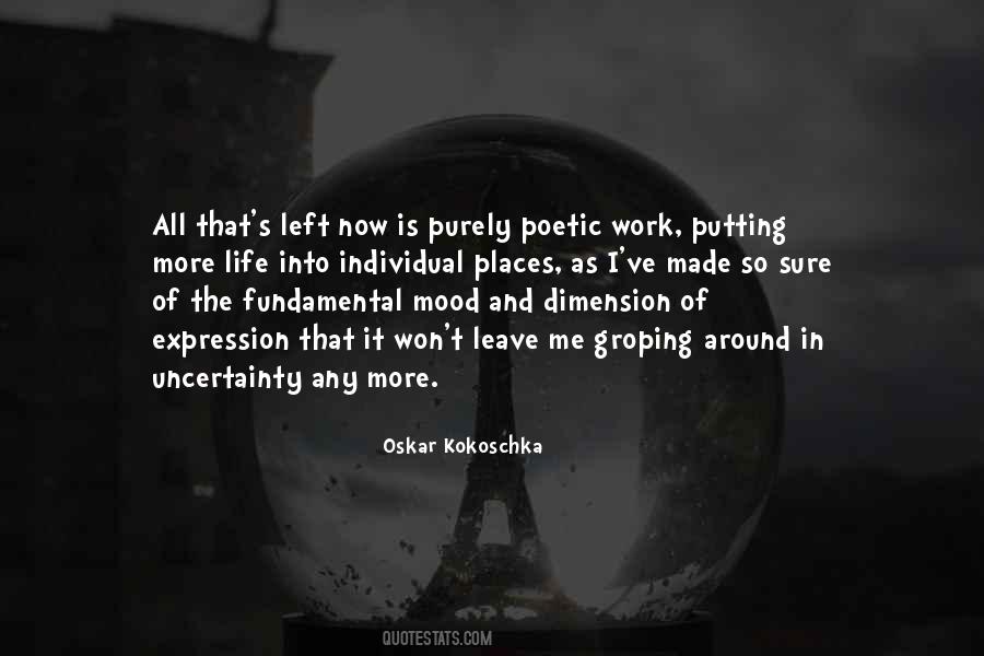 Oskar Kokoschka Quotes #252184