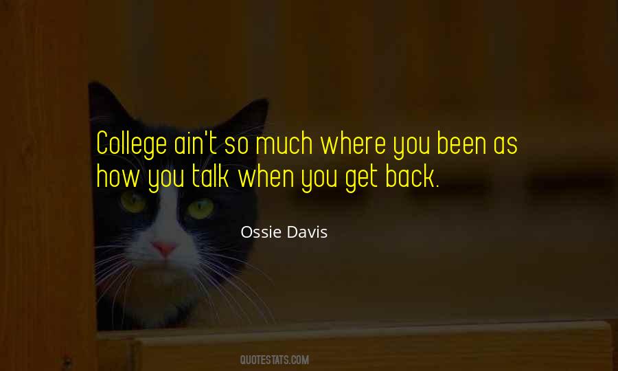 Ossie Davis Quotes #563469