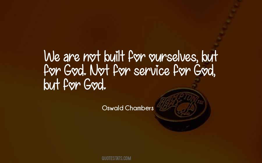 Oswald Chambers Quotes #703286