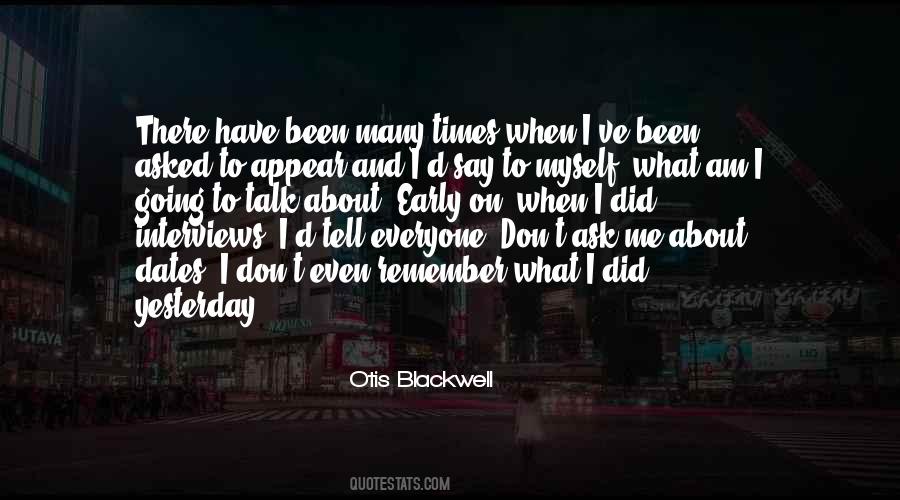 Otis Blackwell Quotes #1738861