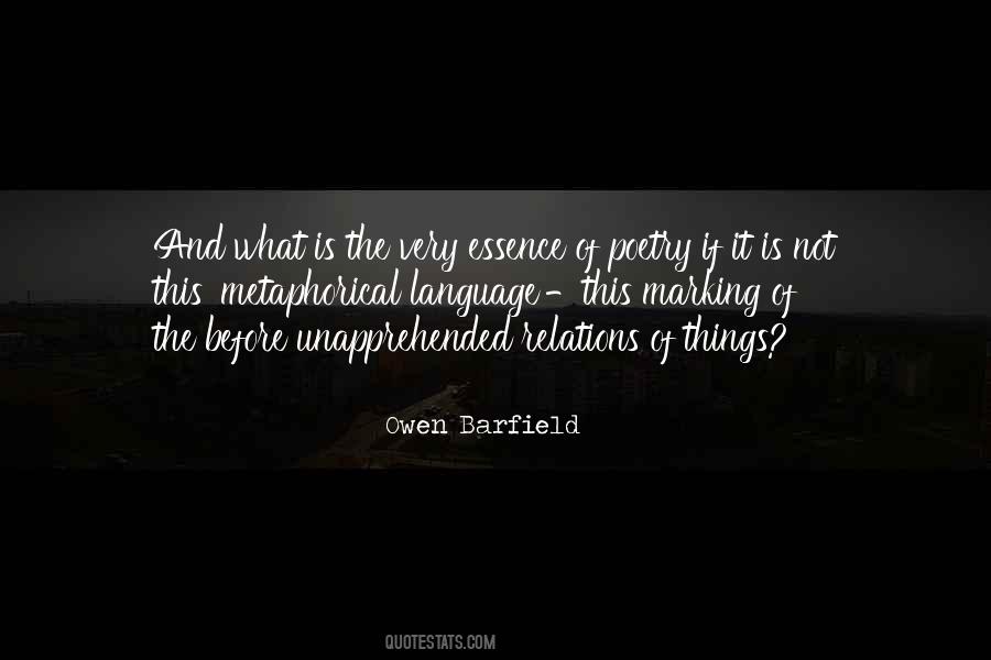 Owen Barfield Quotes #531620