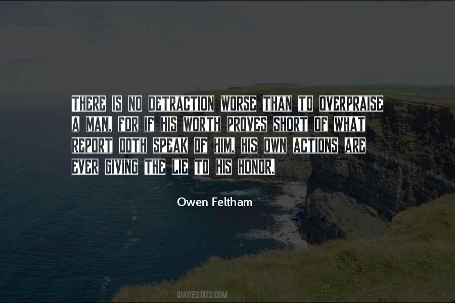 Owen Feltham Quotes #827027