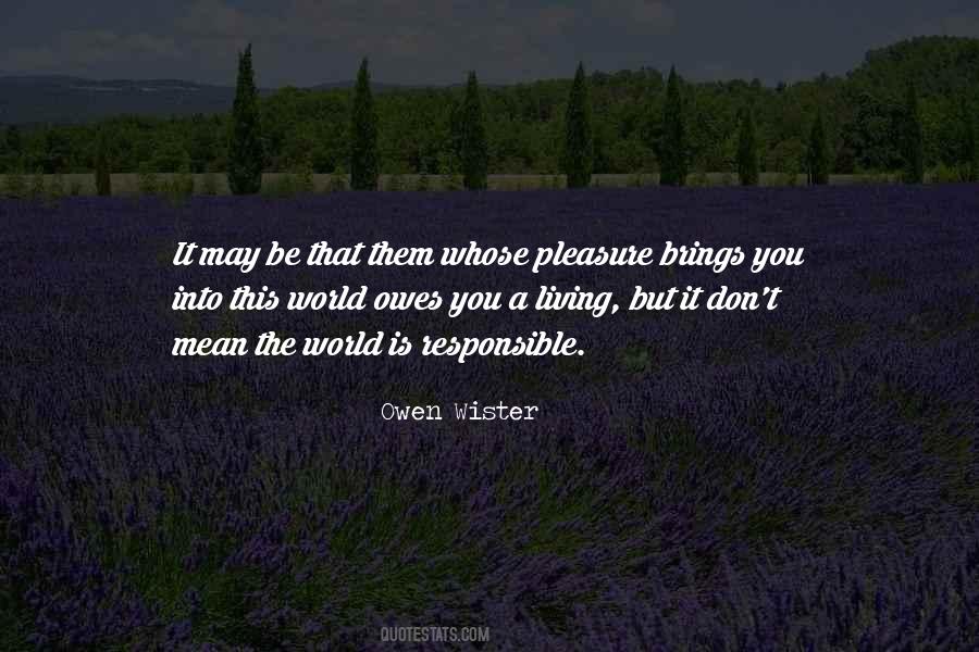 Owen Wister Quotes #41768