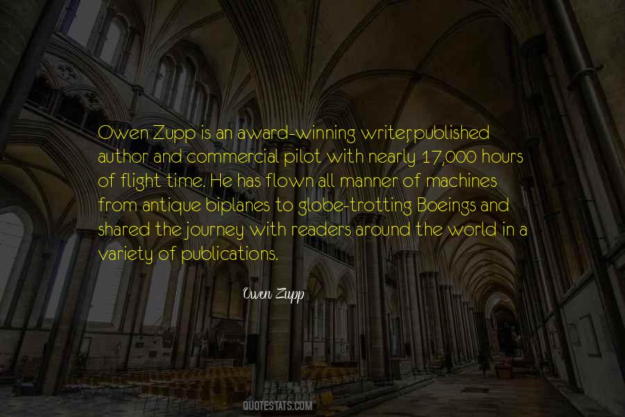 Owen Zupp Quotes #857200 Owen Zupp Quotes #857200