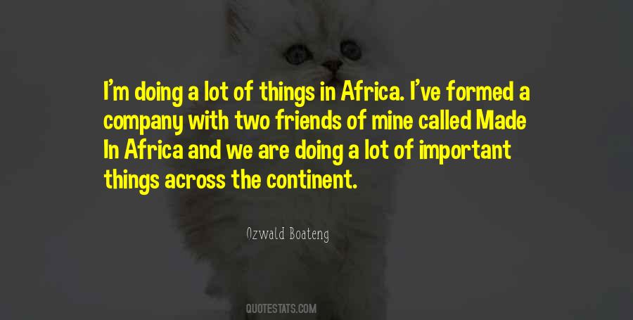 Ozwald Boateng Quotes #250866