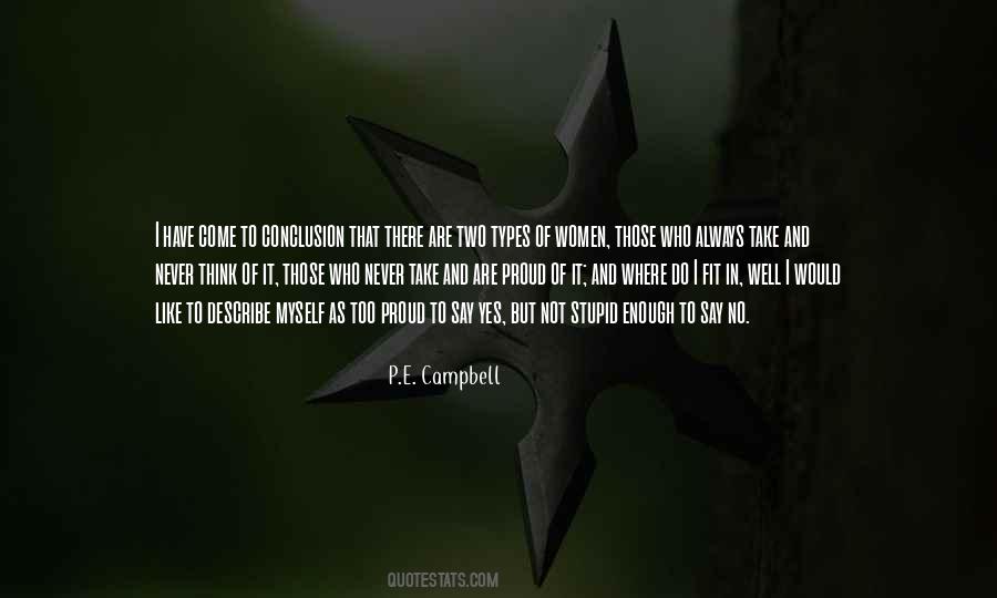 P.E. Campbell Quotes #778130