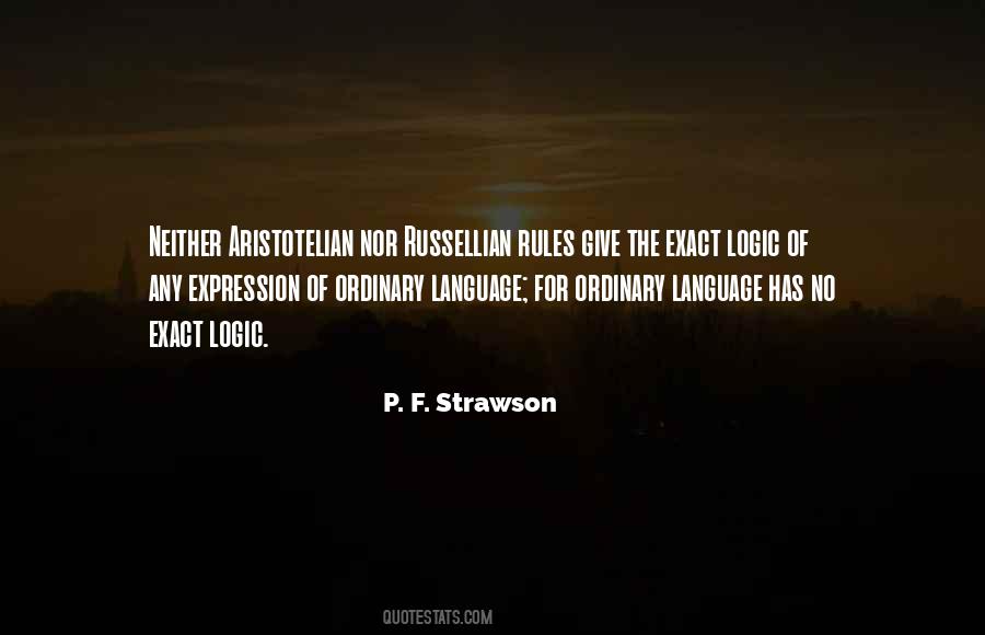 P. F. Strawson Quotes #295013