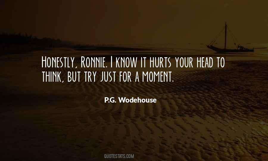 P.G. Wodehouse Quotes #1607810