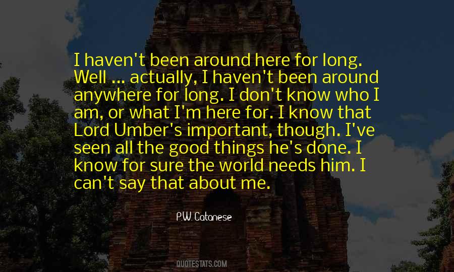 P.W. Catanese Quotes #25426