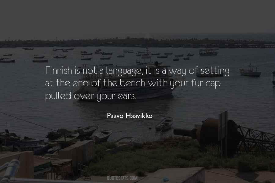 Paavo Haavikko Quotes #128961