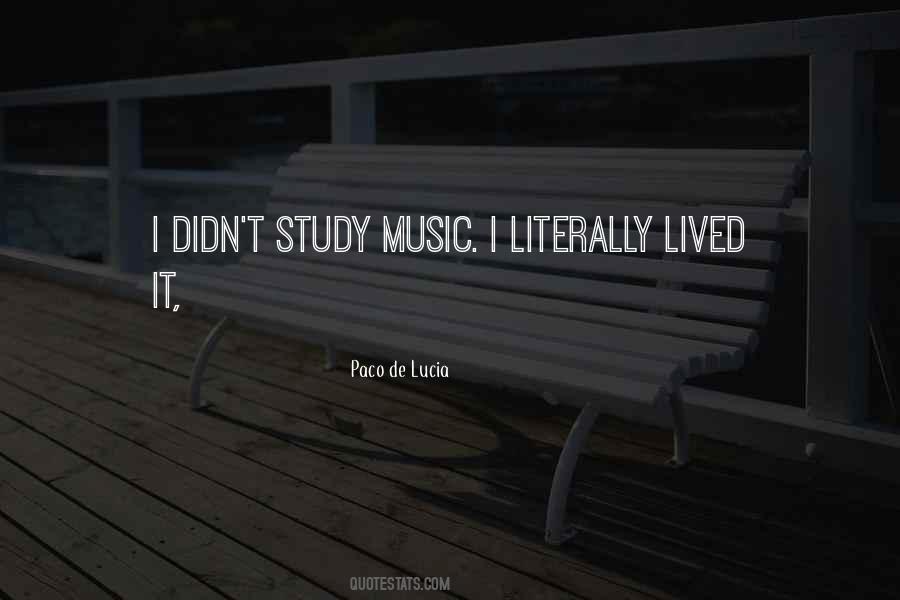 Paco De Lucia Quotes #276240