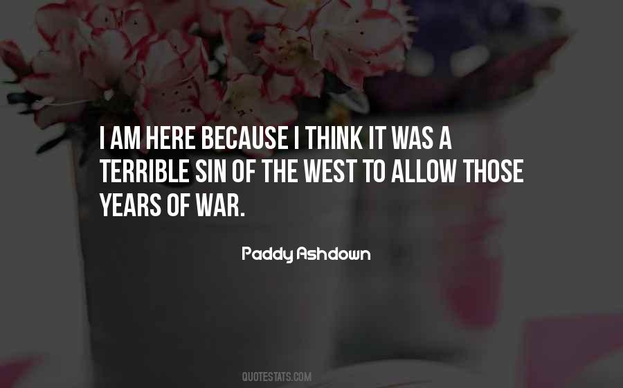 Paddy Ashdown Quotes #1863915