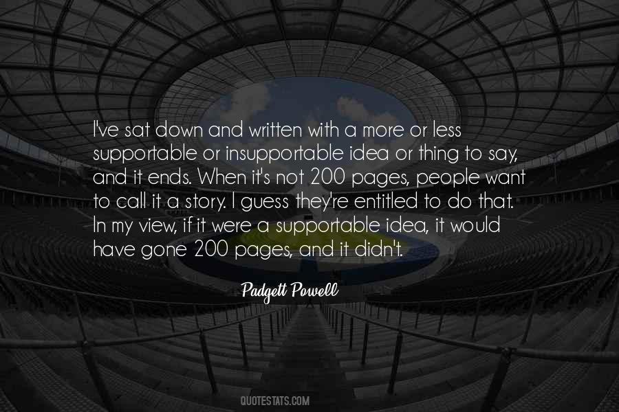Padgett Powell Quotes #421477