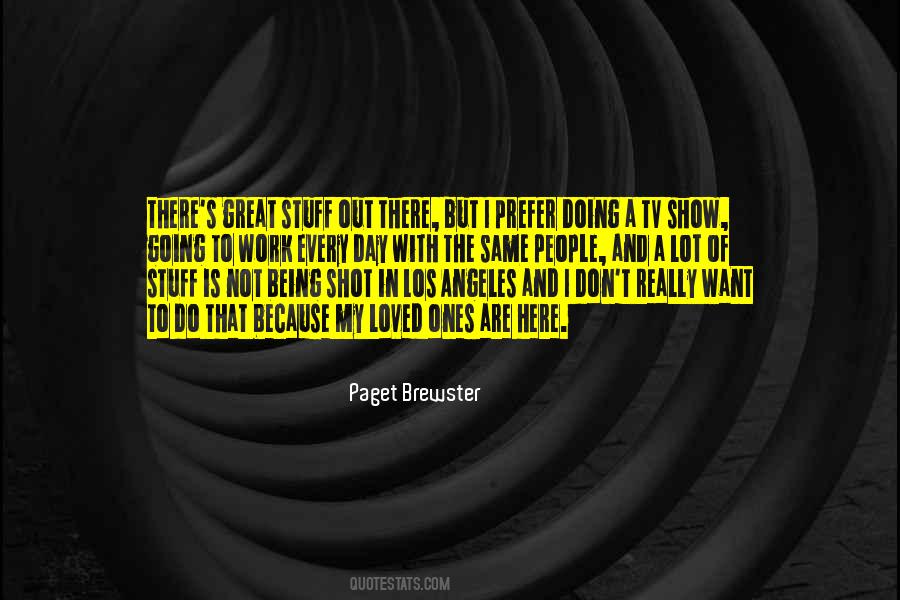 Paget Brewster Quotes #141505