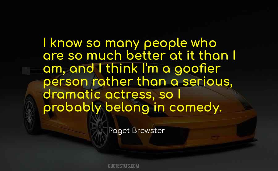 Paget Brewster Quotes #332895