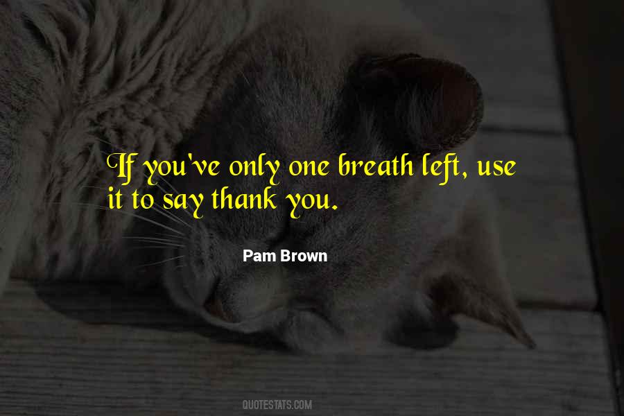 Pam Brown Quotes #1473183