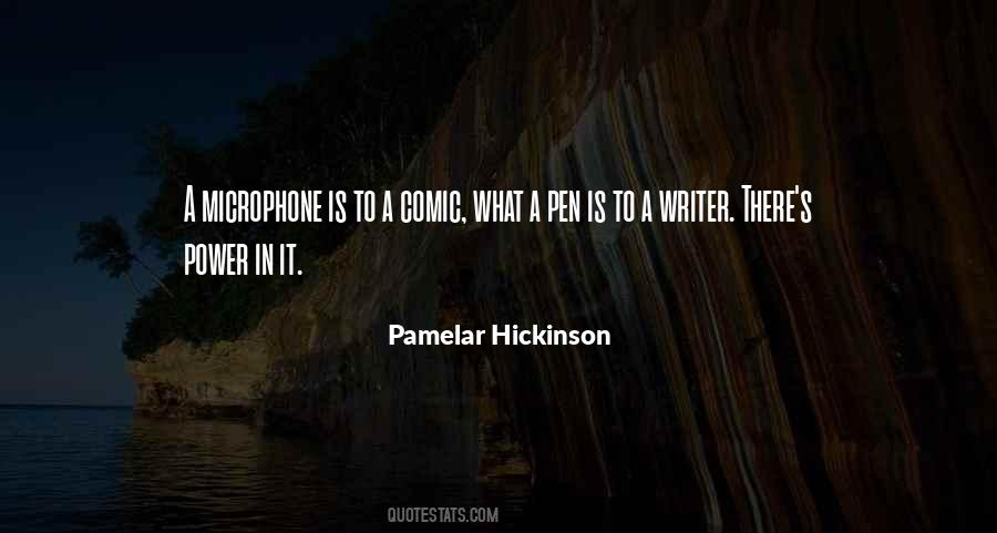 Pamelar Hickinson Quotes #1530728