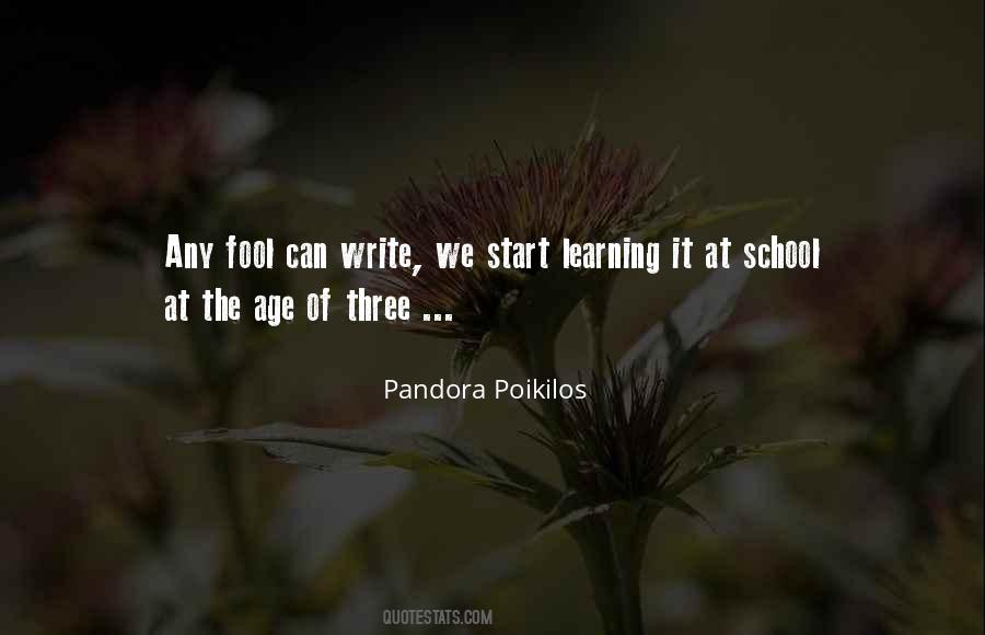 Pandora Poikilos Quotes #1823023