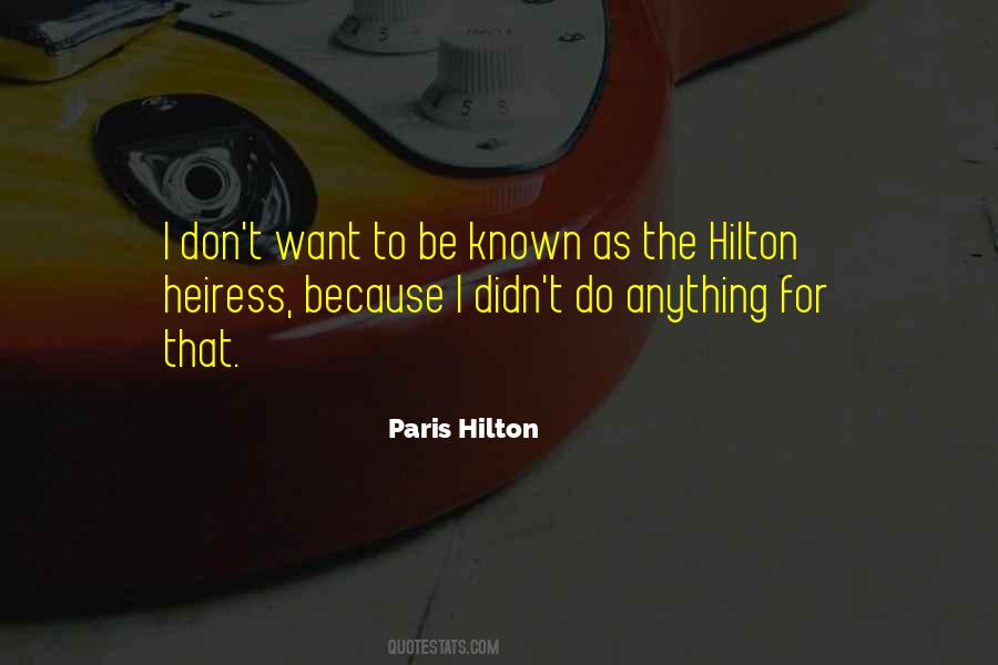 Paris Hilton Quotes #279026