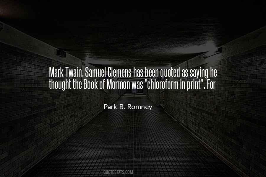 Park B. Romney Quotes #1785695 Park B. Romney Quotes #1785695