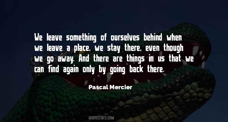 Pascal Mercier Quotes #607091