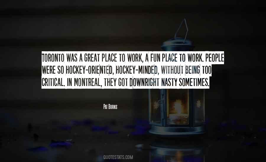 Pat Burns Quotes #1196783