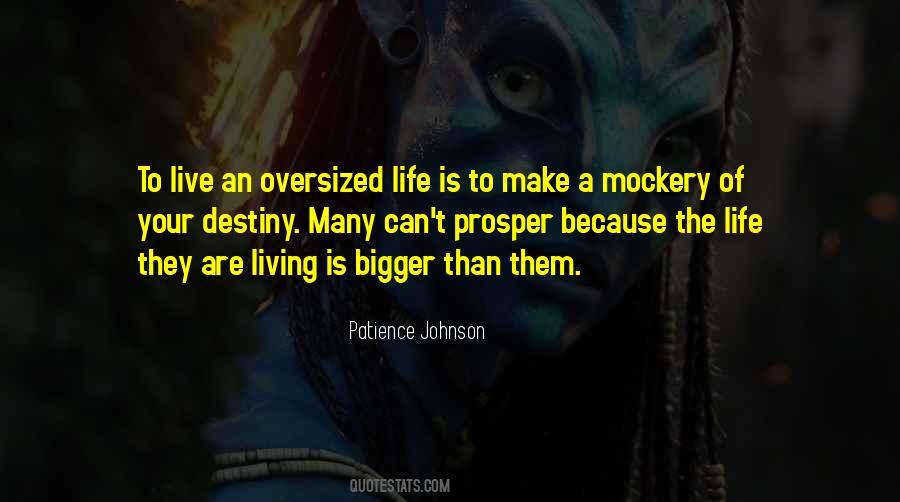Patience Johnson Quotes #1376964