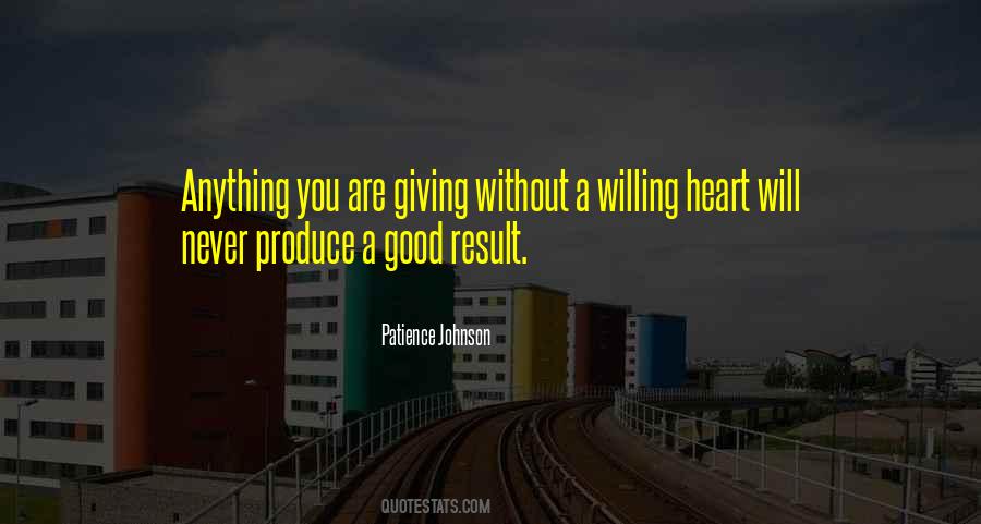 Patience Johnson Quotes #164284