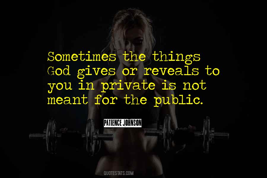 Patience Johnson Quotes #281622