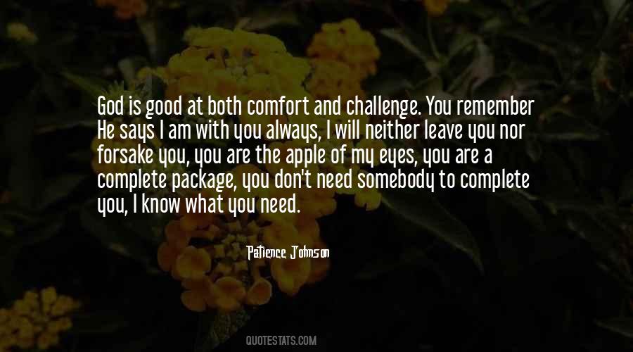 Patience Johnson Quotes #819429