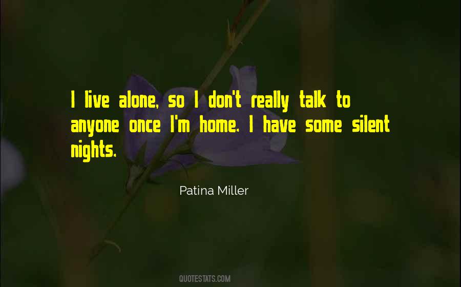 Patina Miller Quotes #532211