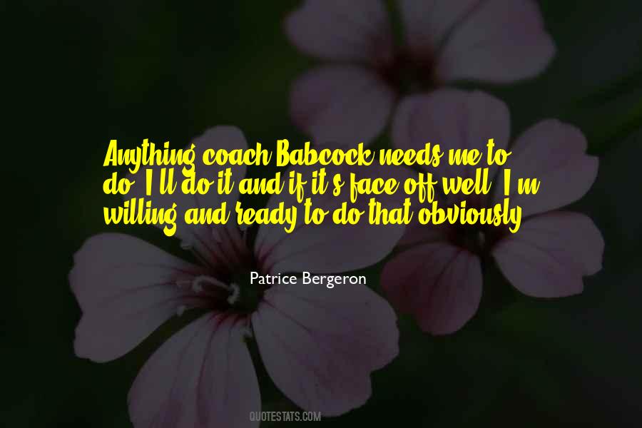 Patrice Bergeron Quotes #573714