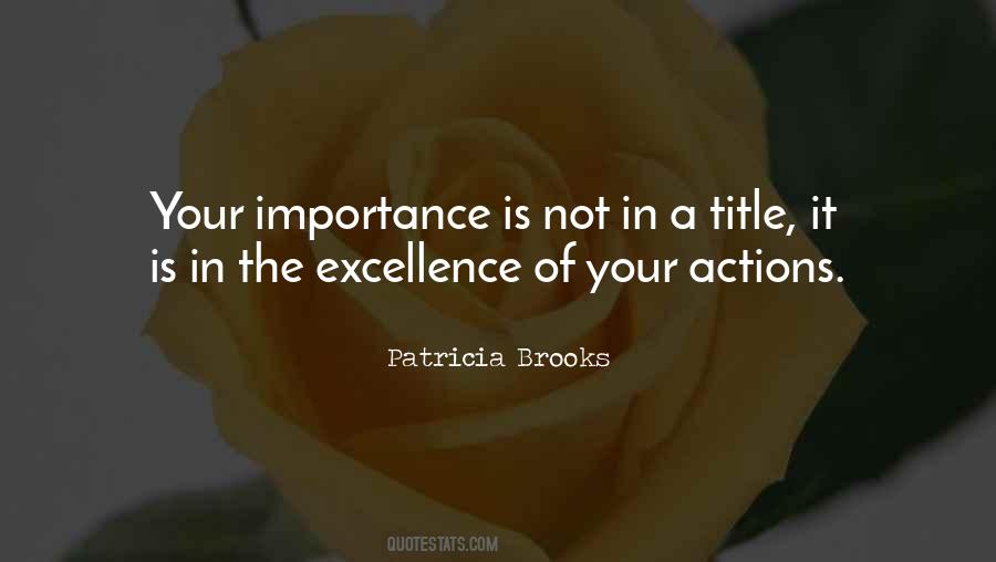 Patricia Brooks Quotes #1594461