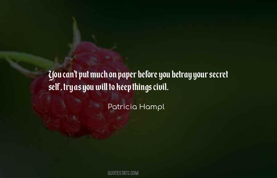 Patricia Hampl Quotes #1211464