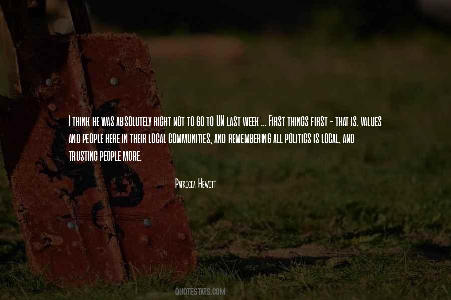 Patricia Hewitt Quotes #486811