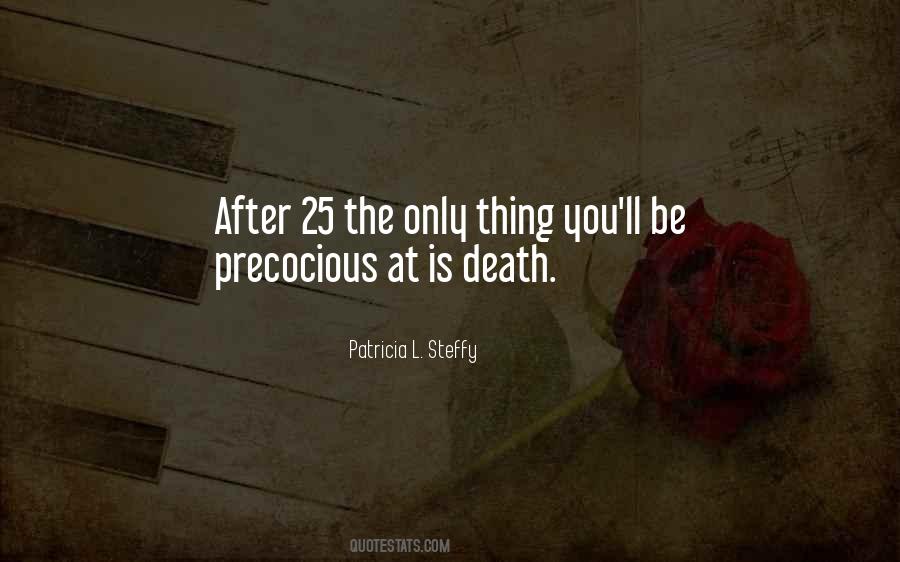 Patricia L. Steffy Quotes #157265