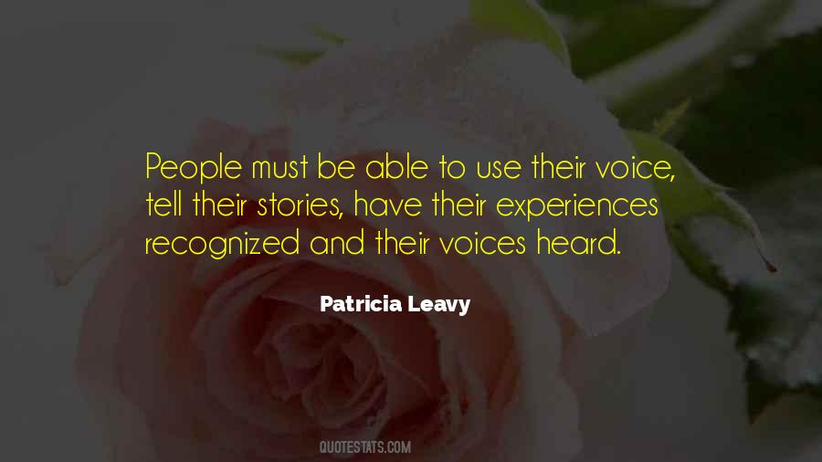 Patricia Leavy Quotes #132488